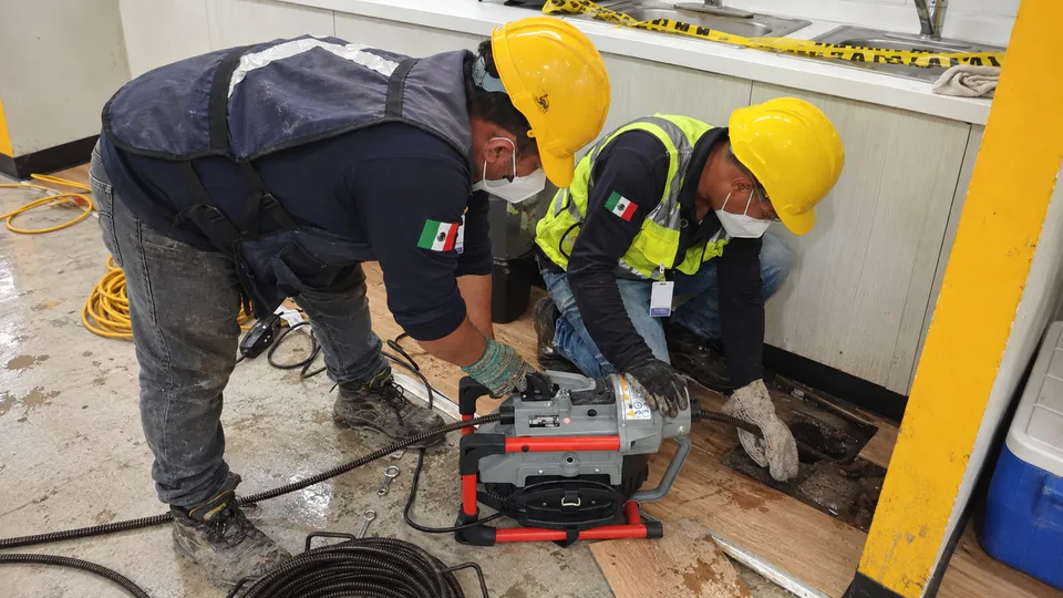Rotosondeo: Comprobamos el flujo de la tubería al finalizar el servicio.